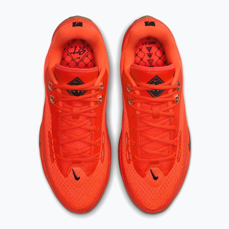 Кросівки баскетбольні чоловічі Nike Street Flare bright crimson/gum light brown/black 6