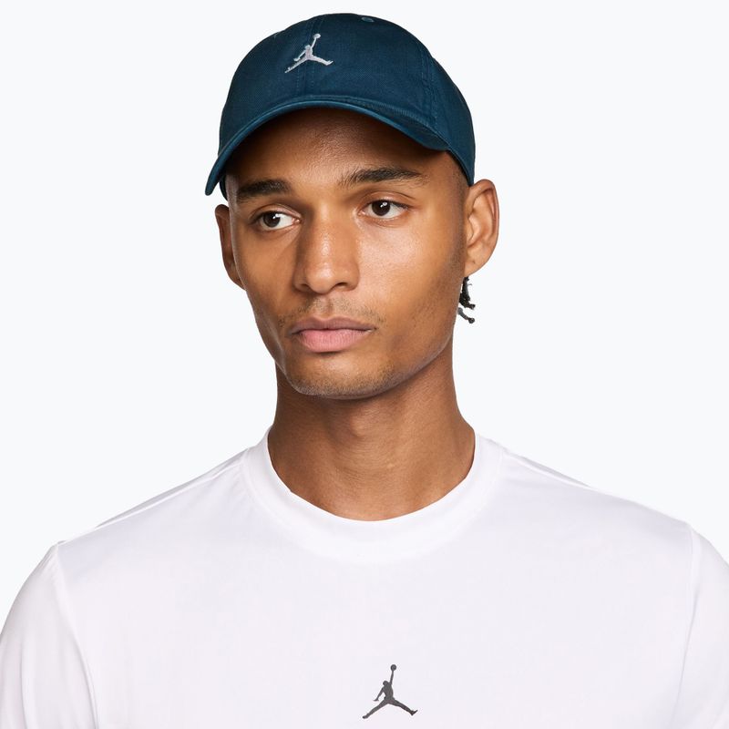 Czapka z daszkiem Nike Jordan Club Unstructured Curved-Bill squadron blue/sail 5