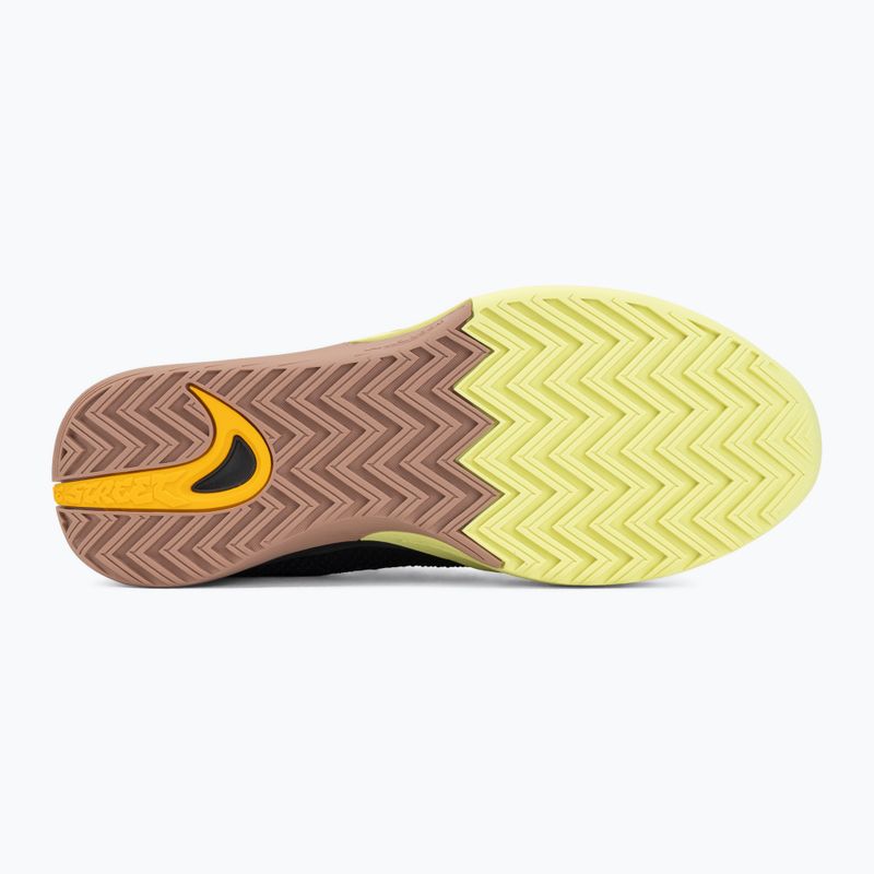 Кросівки баскетбольні чоловічі Nike Street Flare black/light lemon twist/desert dust/black 4