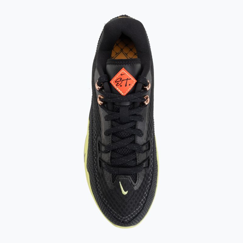 Кросівки баскетбольні чоловічі Nike Street Flare black/light lemon twist/desert dust/black 5