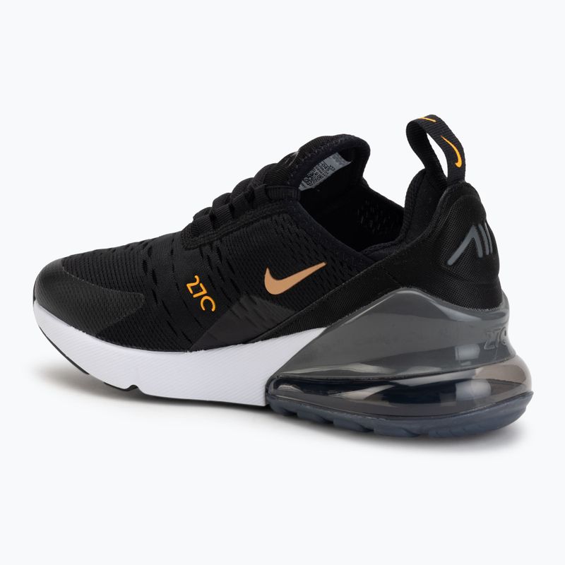 Кросівки дитячі Nike Air Max 270 black/laser orange/metallic copper 3