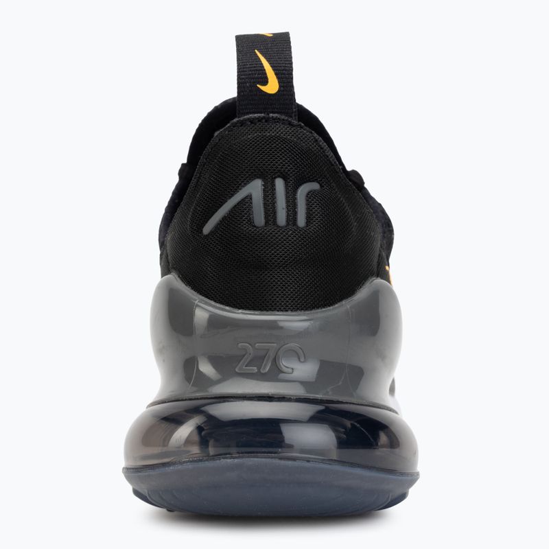 Кросівки дитячі Nike Air Max 270 black/laser orange/metallic copper 6