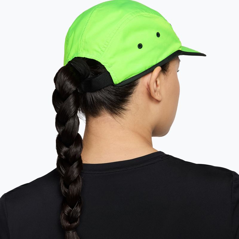Кепка з козирком Nike Dri-Fit Fly electric green/black spruce/hot lava 2