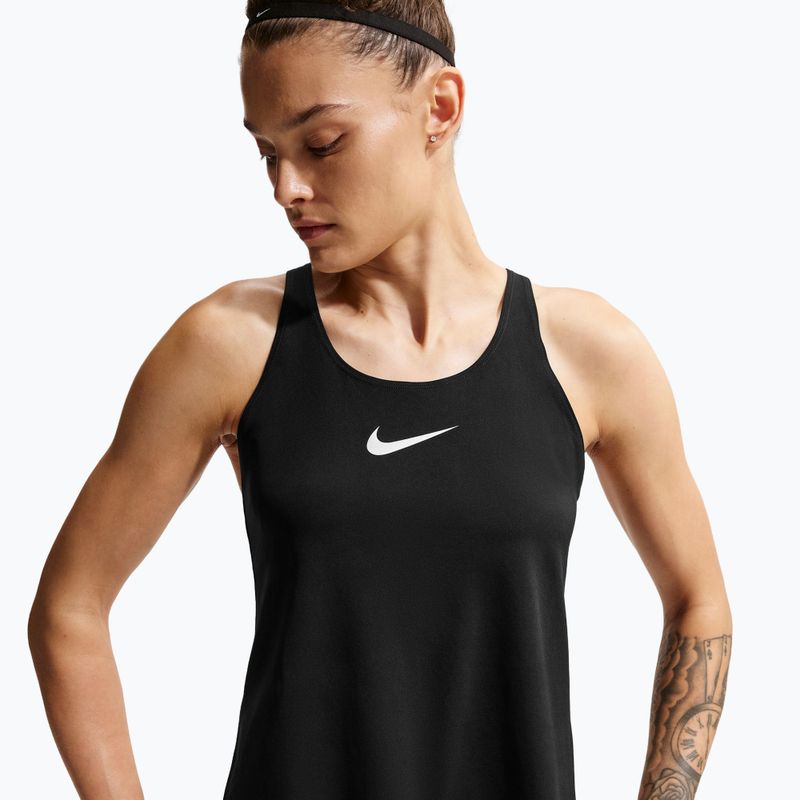 Футболка для тренувань жіноча Nike Pro Dri-Fit TT black/white/metallic silver 4