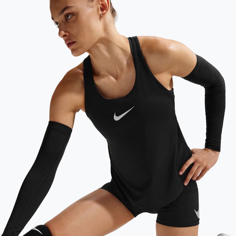 Футболка для тренувань жіноча Nike Pro Dri-Fit TT black/white/metallic silver 6