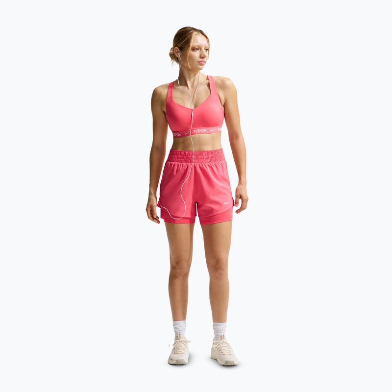 Жіночі шорти Nike One Dri-Fit High-Waisted 3" 2In1 sea coral/white 2