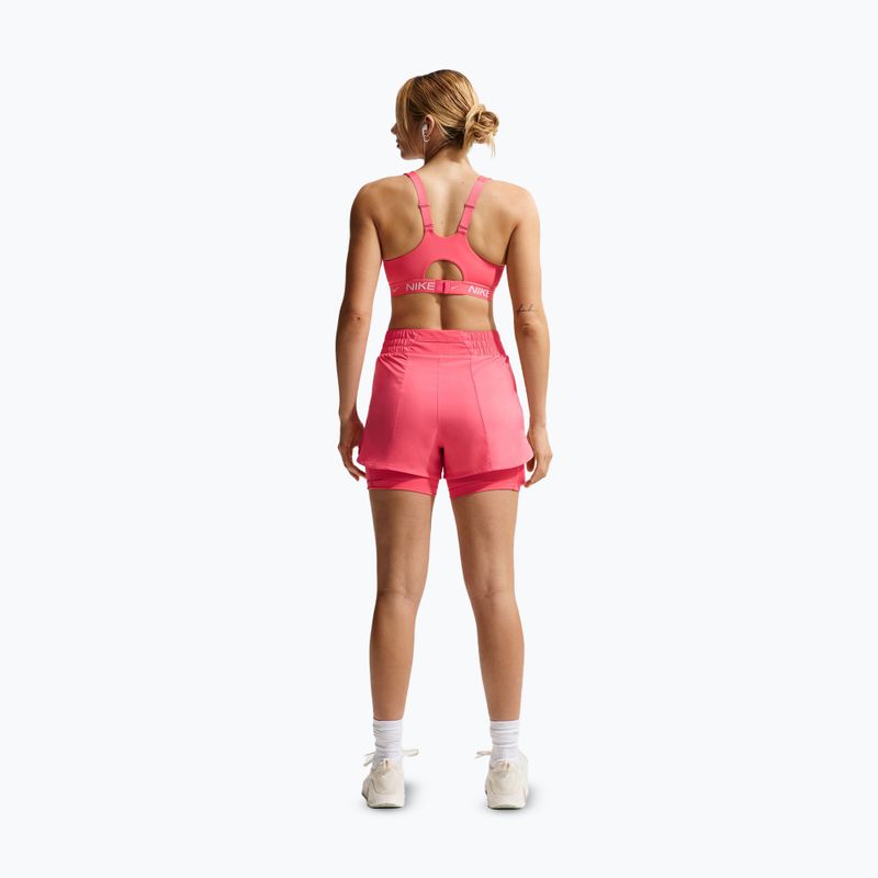 Шорти жіночі Nike One Dri-Fit High-Waisted 3" 2In1 sea coral/white 3