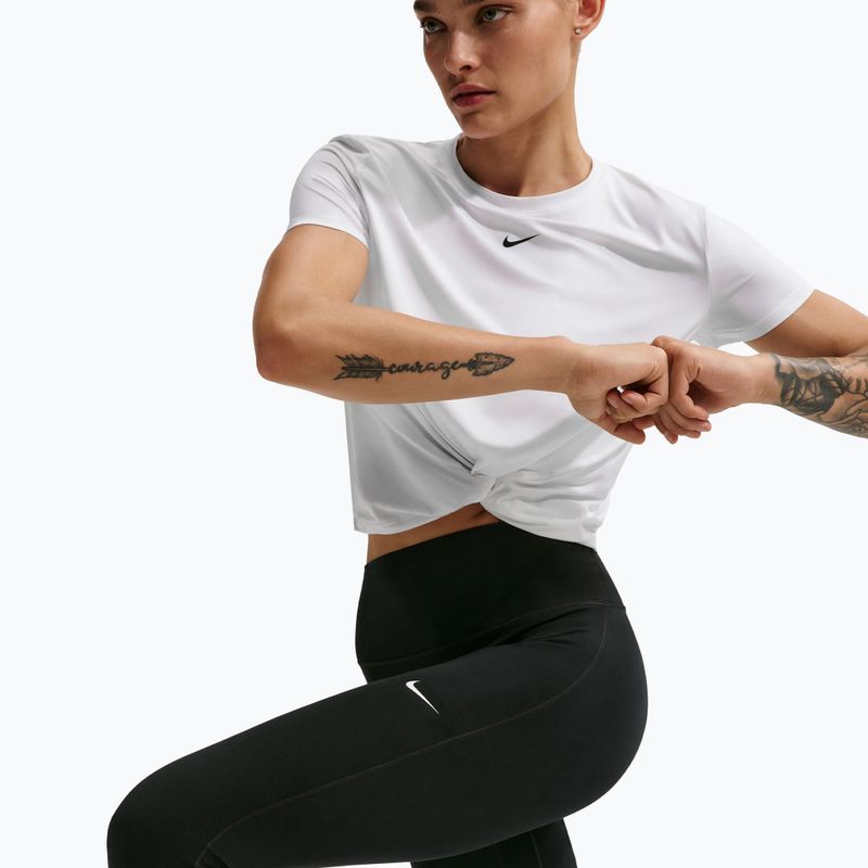 Жіночі легінси Nike One Seamless Front High-Waisted black/white 6