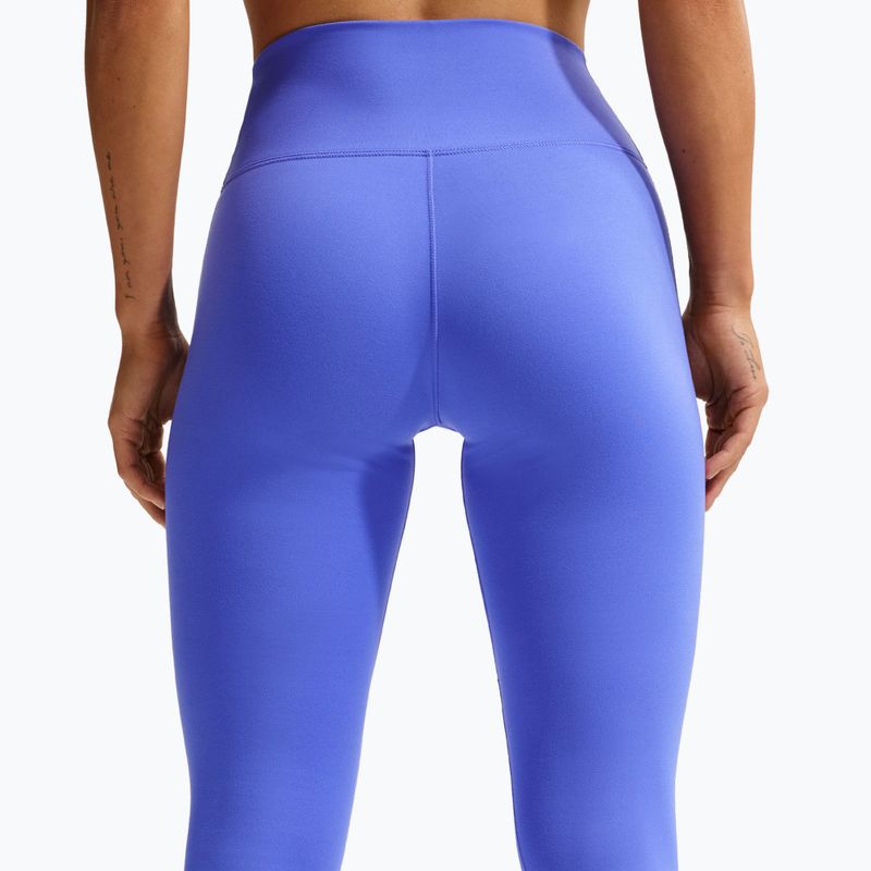 Жіночі легінси Nike One Seamless Front High-Waisted sapphire/white 5