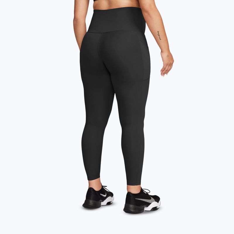 Легінси для тренувань жіночі Nike One Maternity High-Waisted 7/8 black/white 2