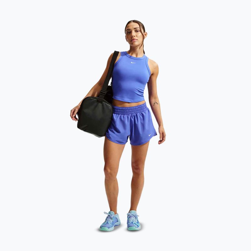 Шорти жіночі Nike One Dri-Fit 3" sapphire/white 2
