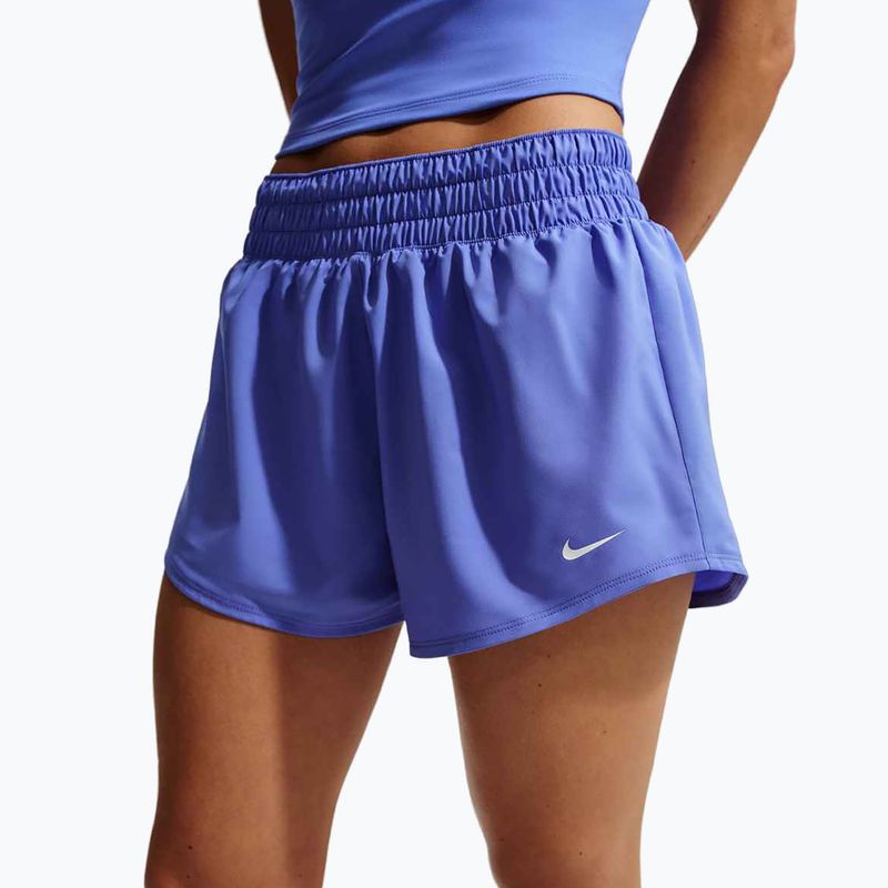 Шорти жіночі Nike One Dri-Fit 3" sapphire/white 5