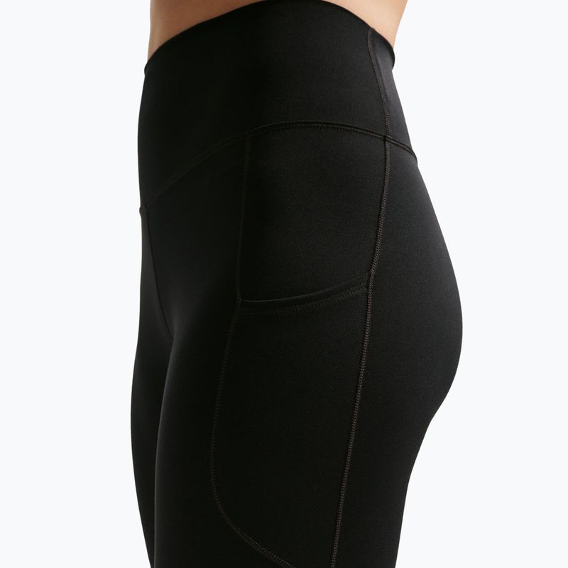 Legginsy treningowe damskie Nike One High-Waisted 7/8 black/white 5