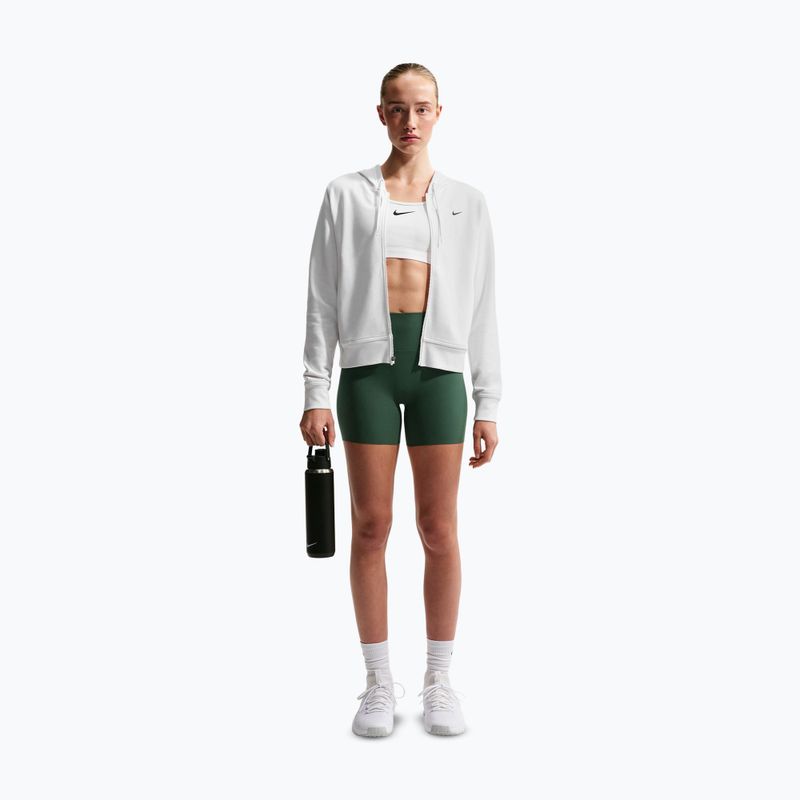 Шорти жіночі Nike Zenvy High Waisted Biker 5" fir/white 2