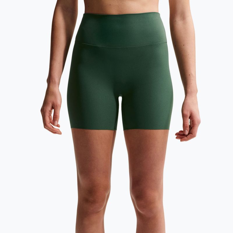 Шорти жіночі Nike Zenvy High Waisted Biker 5" fir/white 5