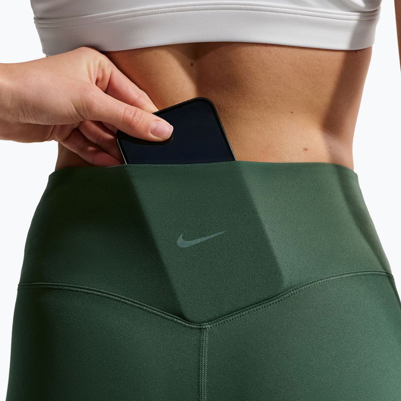 Шорти жіночі Nike Zenvy High Waisted Biker 5" fir/white 7