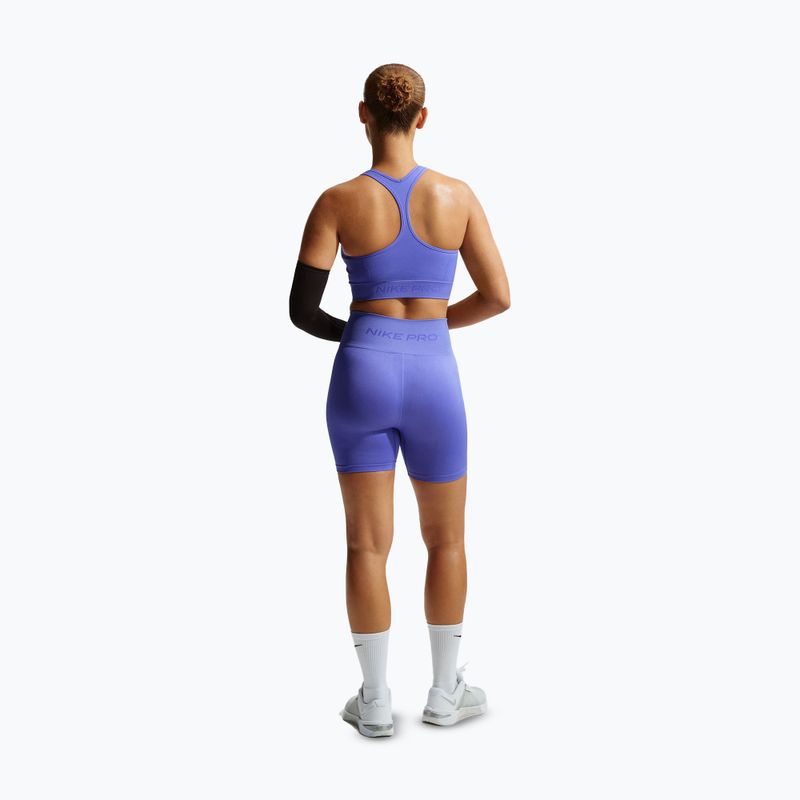 Шорти жіночі Nike Pro Seamless High-Waisted Biker 5" sapphire 3