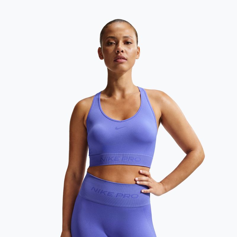 Жіночі шорти Nike Pro Seamless High-Waisted Biker 5" sapphire 5