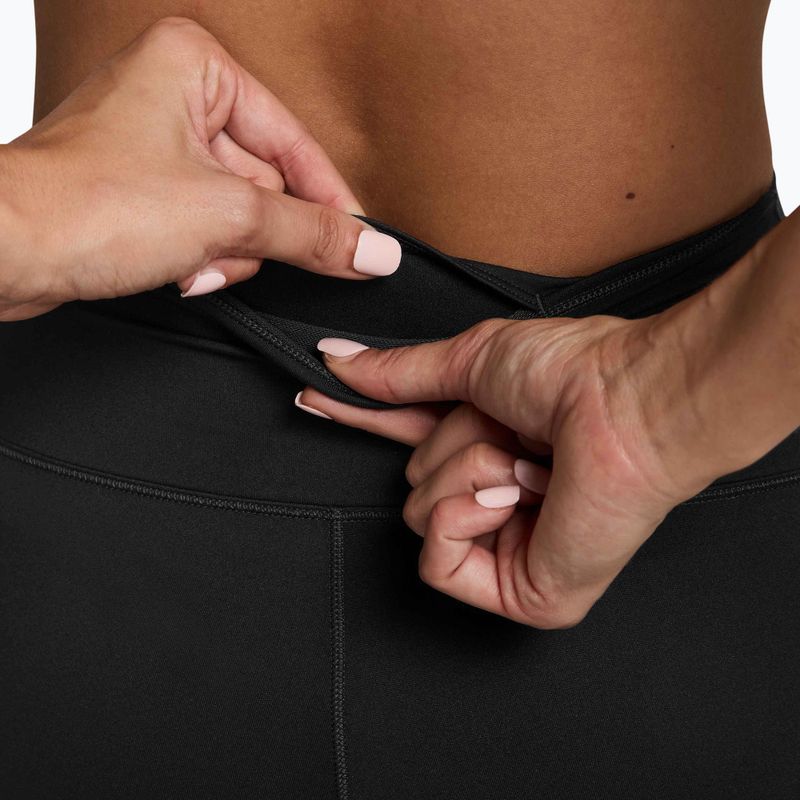 Жіночі шорти Nike One High-Waisted Biker 8" black/white 4