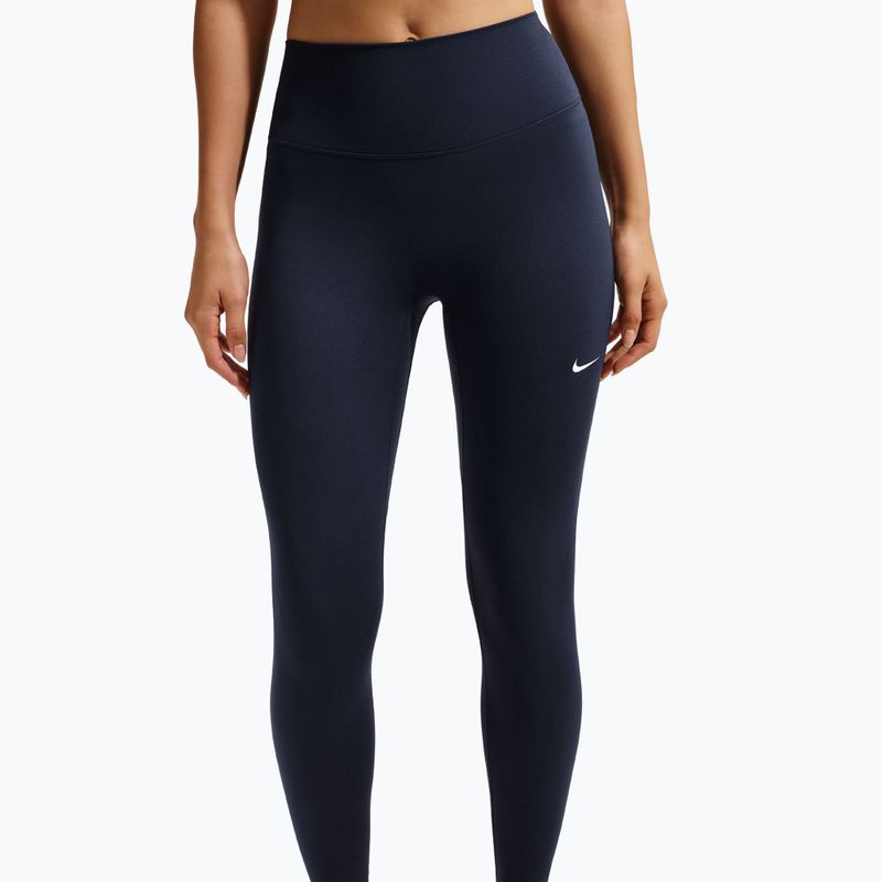 Легінси жіночі Nike One midnight navy/white 4