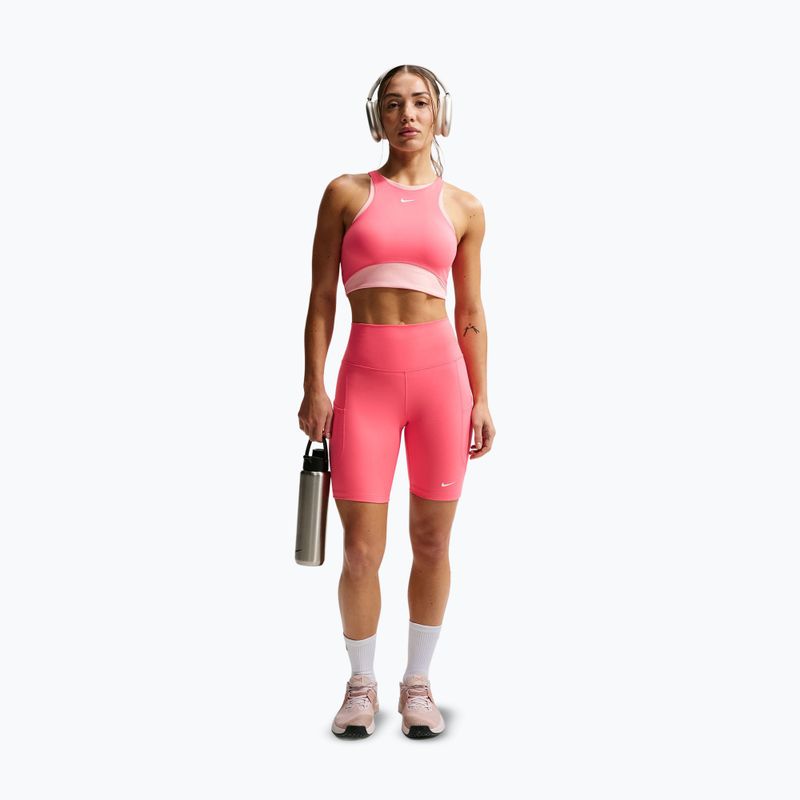 Бюстгальтер для тренувань Nike One Medium Support Sea coral/bleached coral/white 2