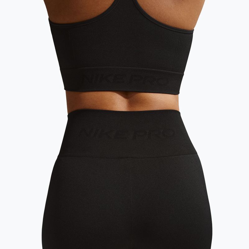 Легінси жіночі Nike Pro Seamless High-Waisted 7/8 black 5