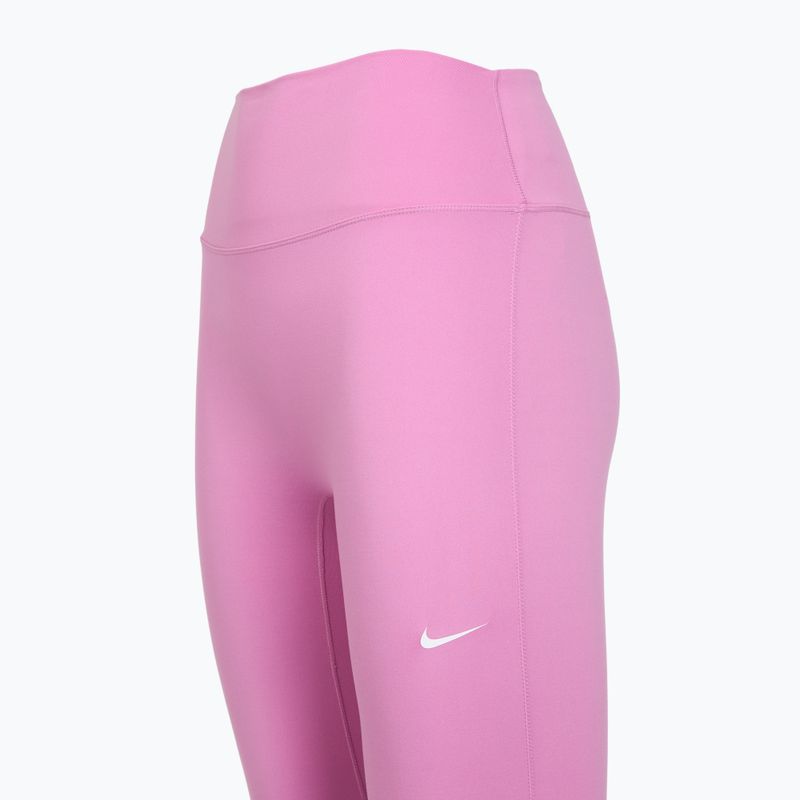 Легінси для тренувань жіночі Nike One High-Waisted 7/8 light magenta/white 3
