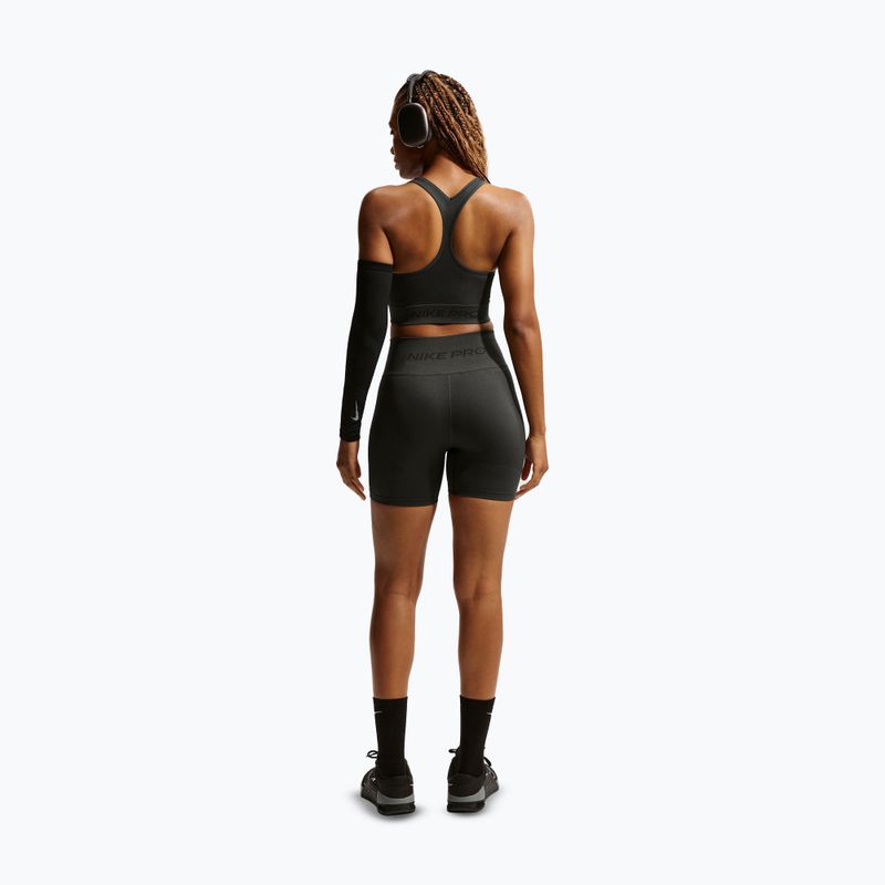 Spodenki damskie Nike Pro Seamless High-Waisted Biker 5" dark smoke grey 3