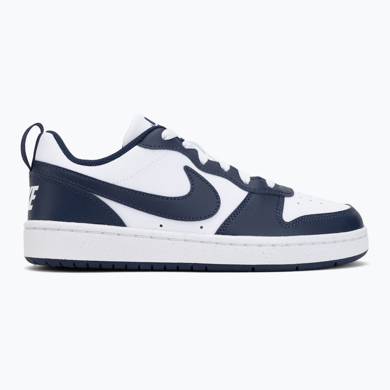Кросівки дитячі Nike Court Borough Low Next Bloom white/white/midnight navy 2