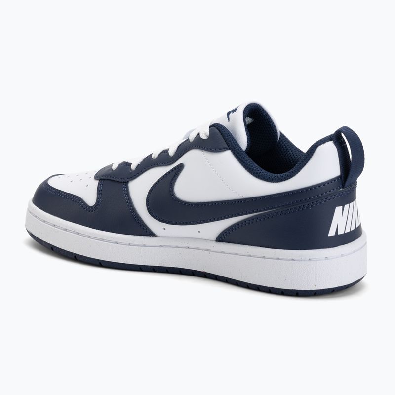 Кросівки дитячі Nike Court Borough Low Next Bloom white/white/midnight navy 3