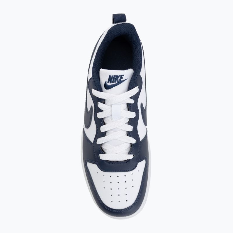 Кросівки дитячі Nike Court Borough Low Next Bloom white/white/midnight navy 5
