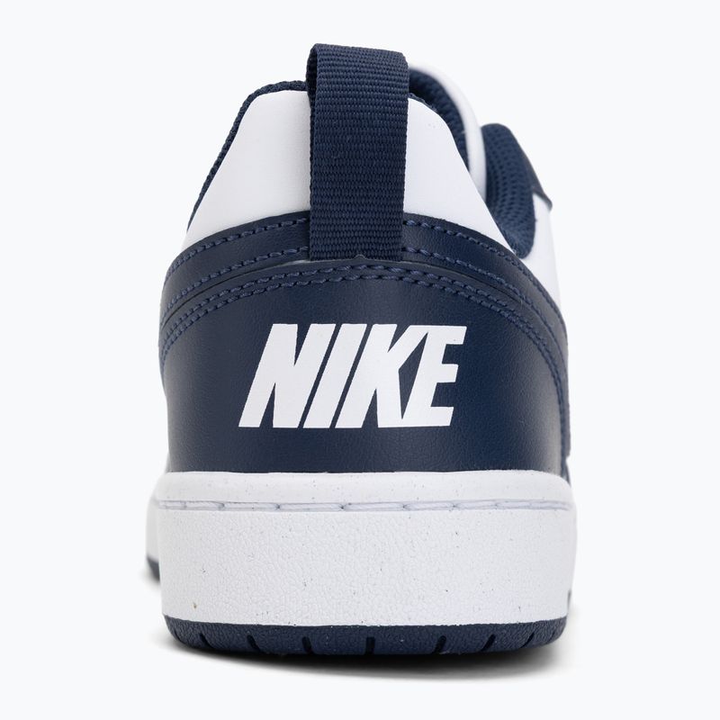Кросівки дитячі Nike Court Borough Low Next Bloom white/white/midnight navy 6