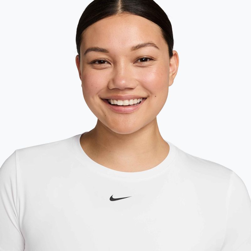 Жіноча футболка Nike One Classic Dri-Fit white/black 3