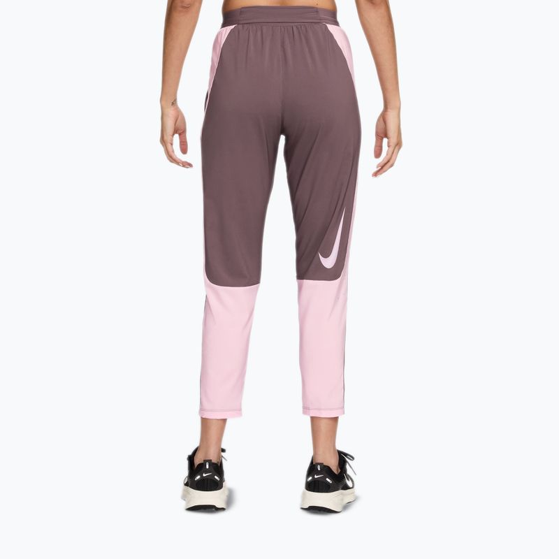 Жіночі штани для бігу Nike Tempo Swoosh Dri-Fit Mid-Rise 7/8 tattoo/pink foam 2