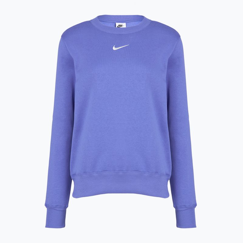Кофта жіноча Nike Sportswear Phoenix Fleece Crewneck light medium blue/sail 7