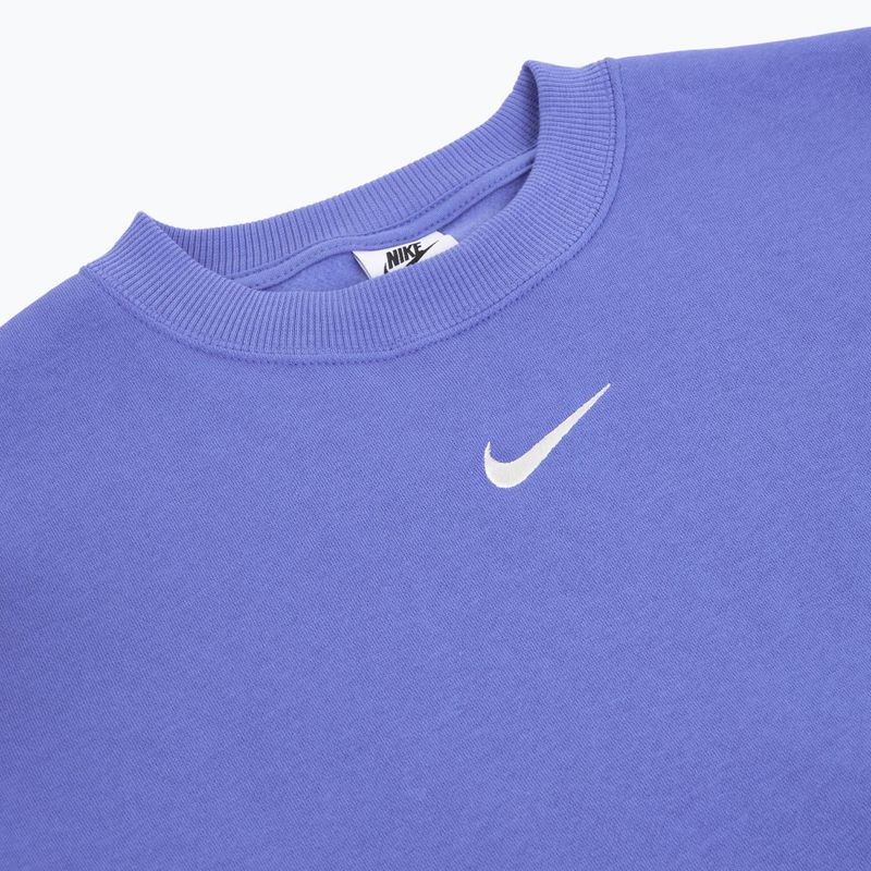 Кофта жіноча Nike Sportswear Phoenix Fleece Crewneck light medium blue/sail 9