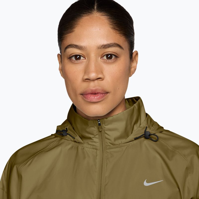 Жіноча куртка для бігу Nike Tempo Repel olive flak 3