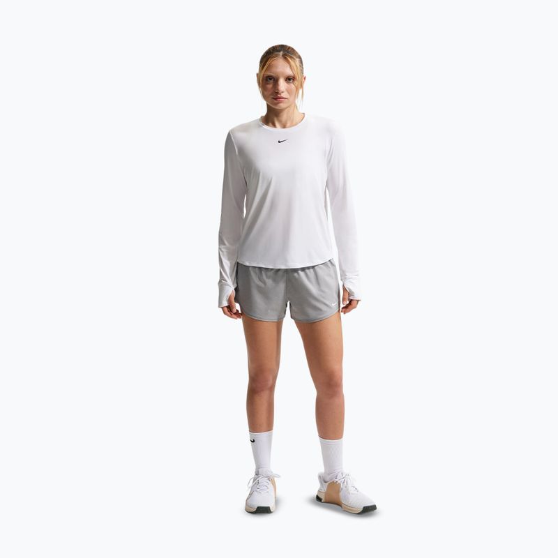 Лонгслів для тренувань Nike One Classic Dri-Fit white/black 2
