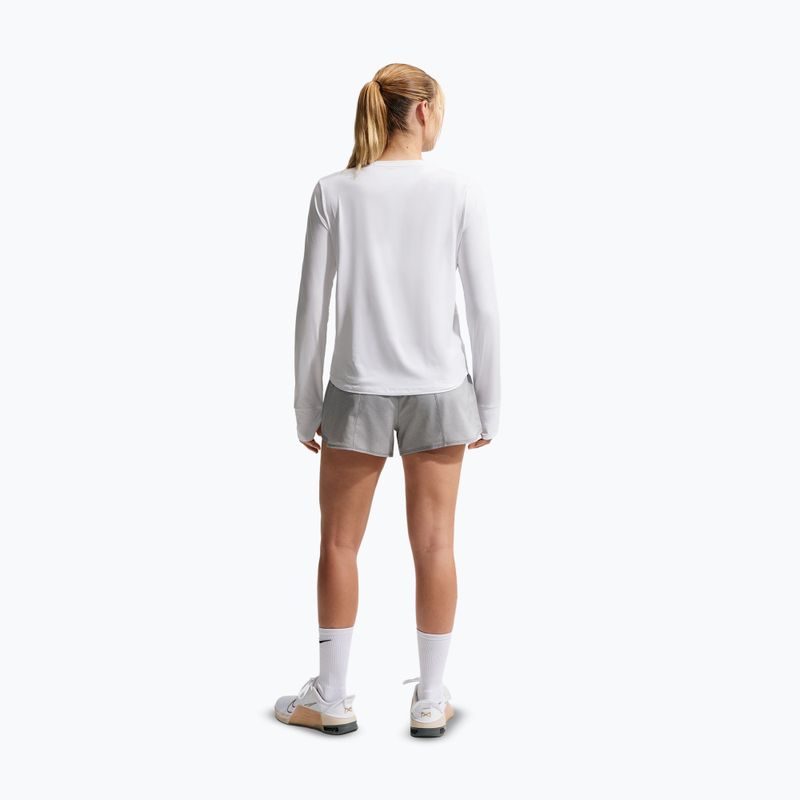 Longsleeve treningowy Nike One Classic Dri-Fit white/black 3