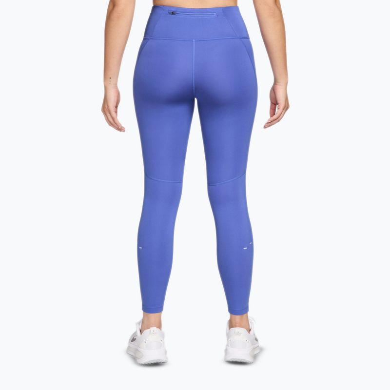 Легінси для бігу жіночі Nike Tempo High-Waisted 7/8 sapphire 2