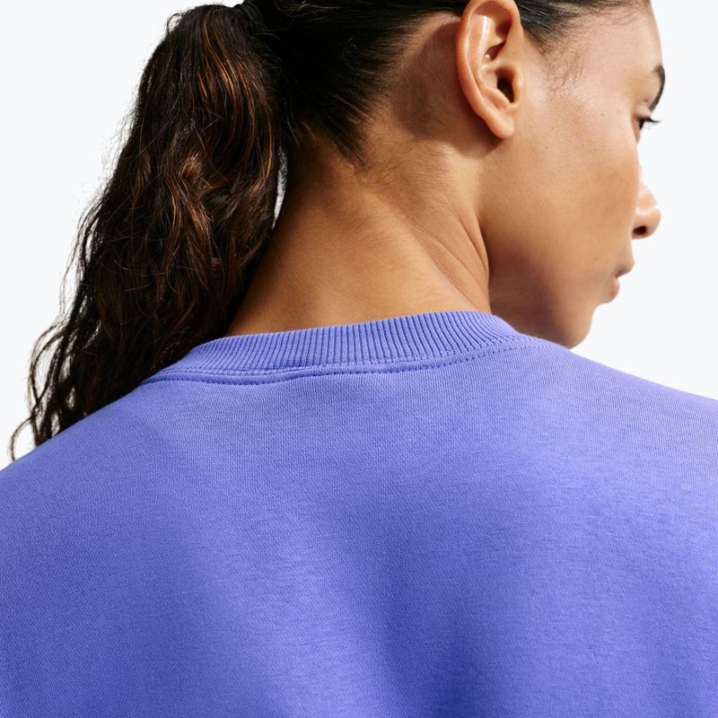 Кофта жіноча Nike Sportswear Phoenix Fleece Crewneck light medium blue/sail 6