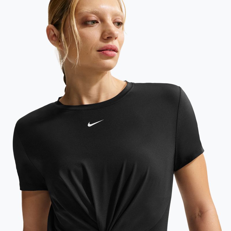 Футболка жіноча Nike One Classic Twist Dri-Fit black/white 5