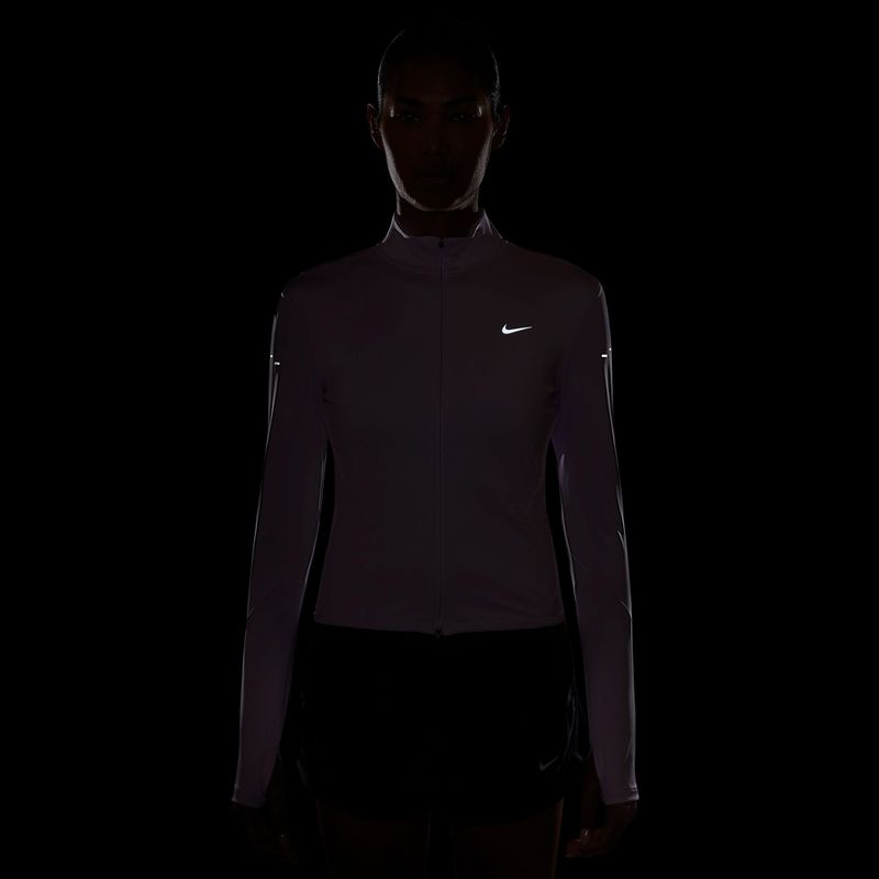 Кофта для бігу жіноча Nike Swift Dri-Fit Full Zip Mid-Layer violet mist 4