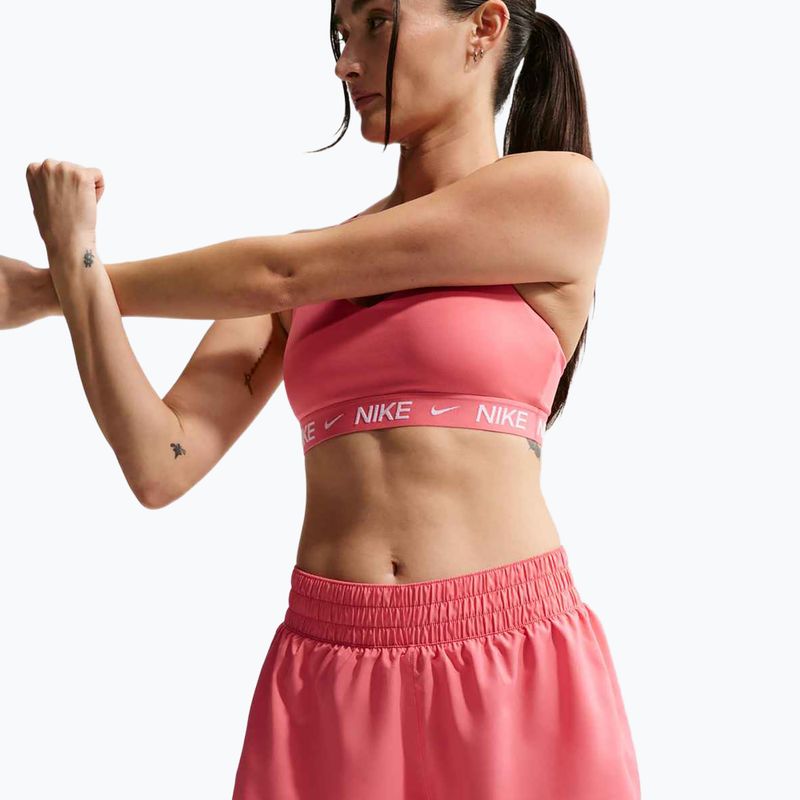 Жіночі шорти для бігу Nike One Dri-FIT 2IN1 sea coral/white 6