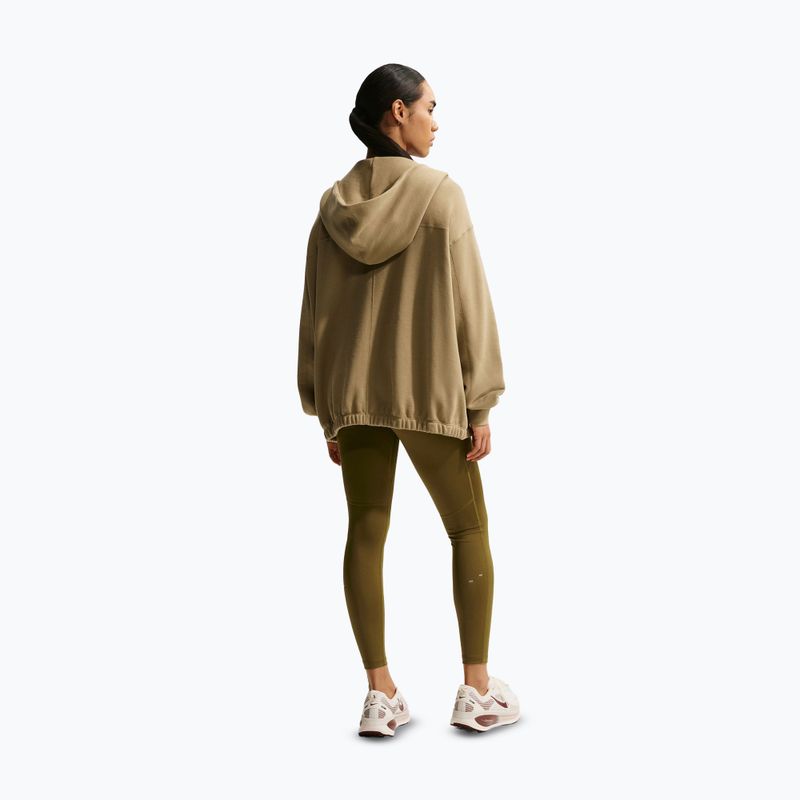 Легінси для бігу жіночі Nike Tempo High-Waisted 7/8 olive flak 3