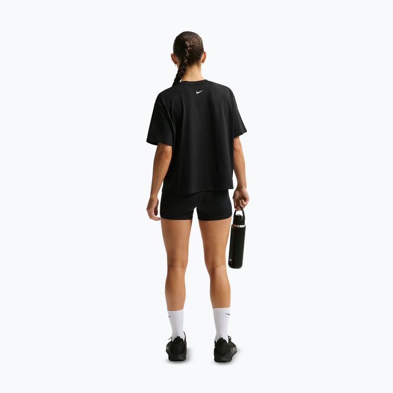 Жіночі шорти Nike Pro Mid-Rise Biker 3" black/university gold/white 3