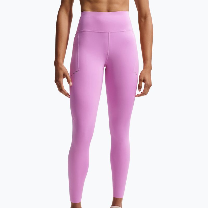 Лосини для бігу жіночі Nike Swift 7/8 light magenta 5