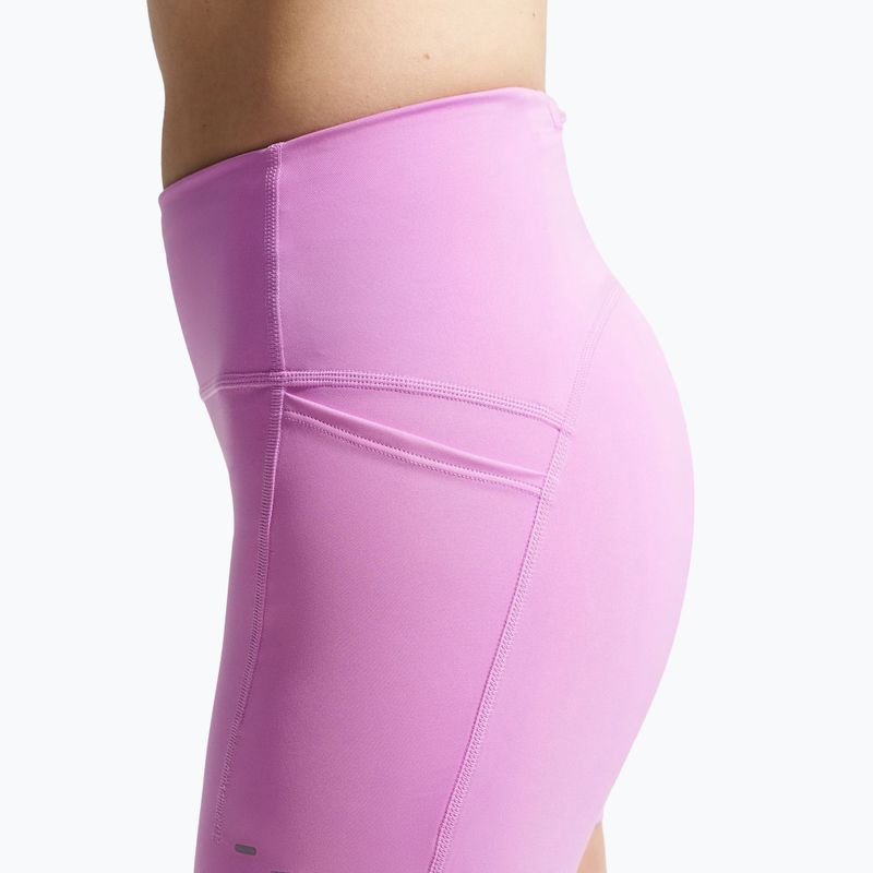Шорти для бігу жіночі Nike Swift High-Waisted 4" light magenta 6