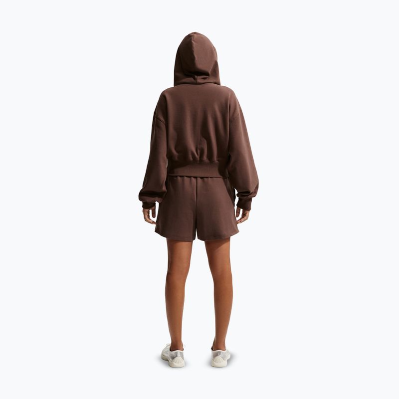 Кофта жіноча Nike Phoenix Full-Zip Hoodie light chocolate 3