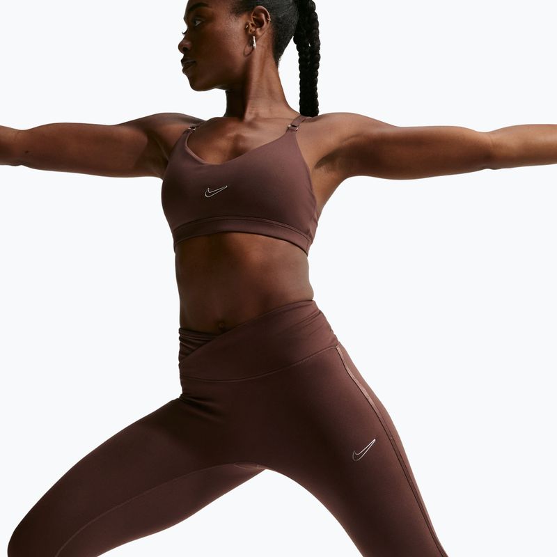 Легінси жіночі Nike One High-Waisted Seamless light chocolate 7